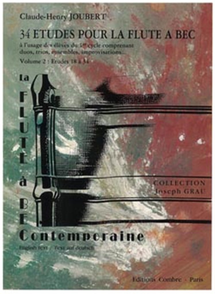 Etudes pour la flûte à bec (34) Vol.2 (18 à 34)