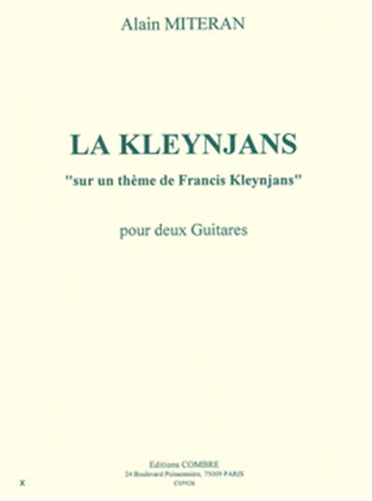 La Kleynjans sur un thème de Francis Kleynjans