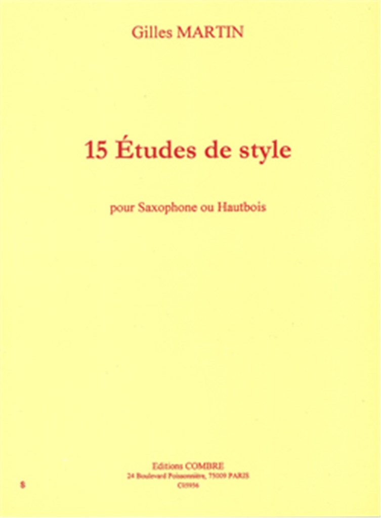 Etudes de style (15)