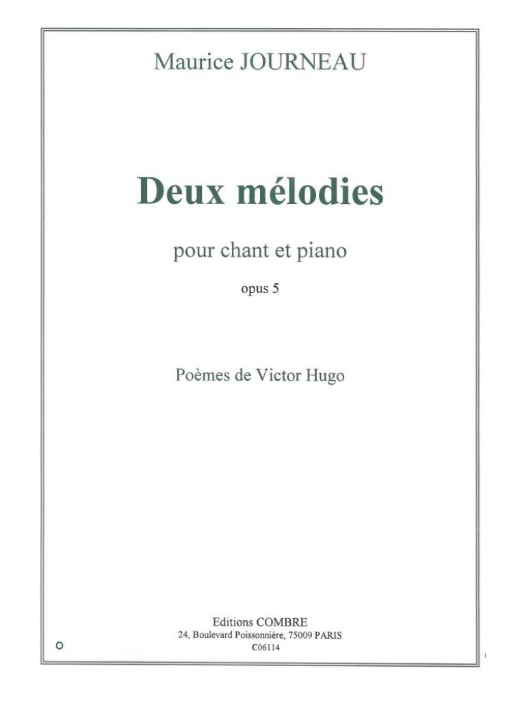 Mélodies sur des poèmes de Victor Hugo (2) Op.5