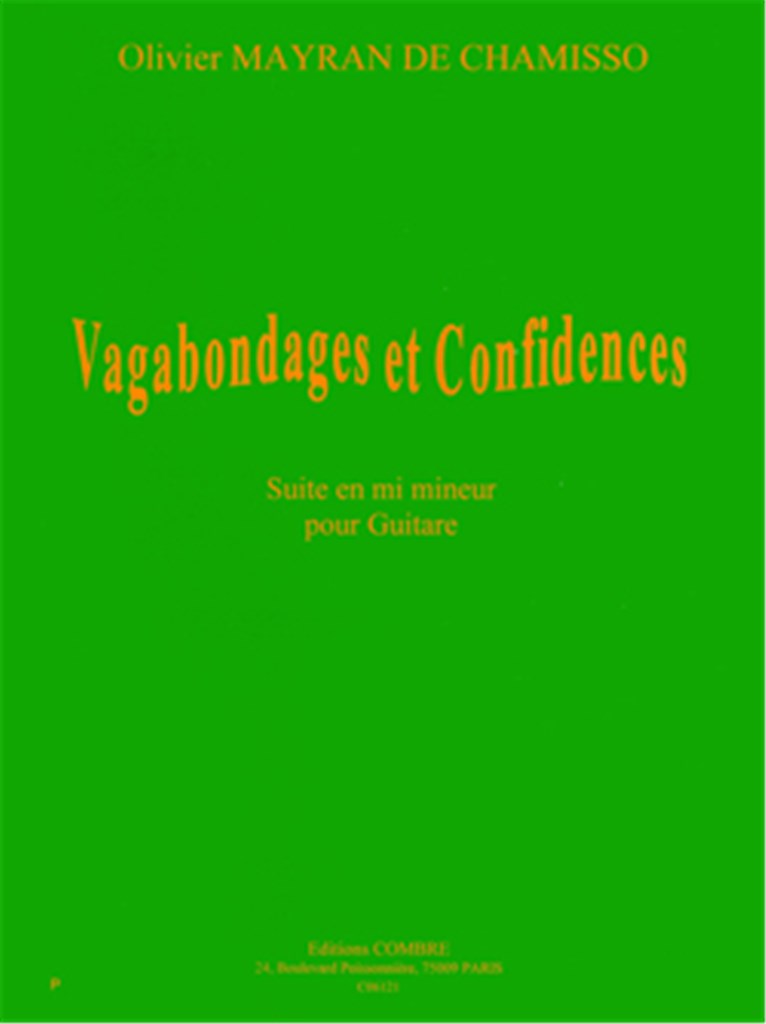 Vagabondages et confidences - Suite en mi m.