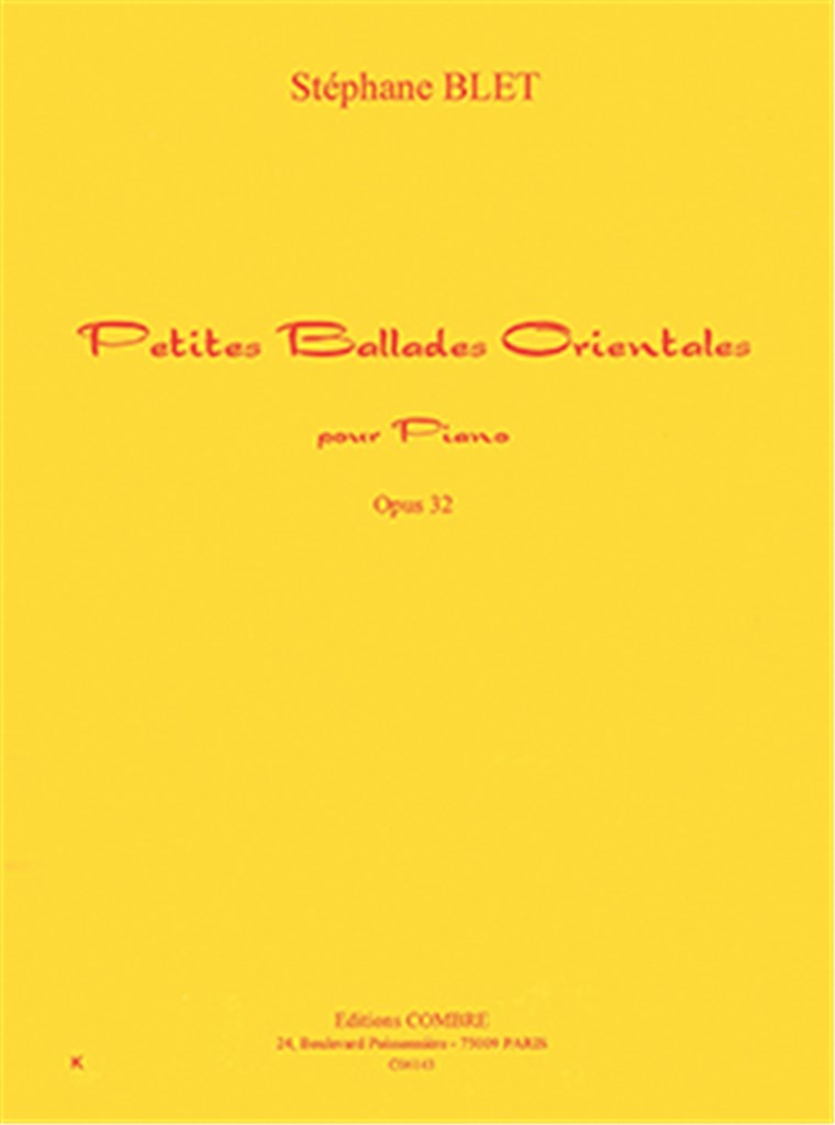 Petites ballades orientales Op.32