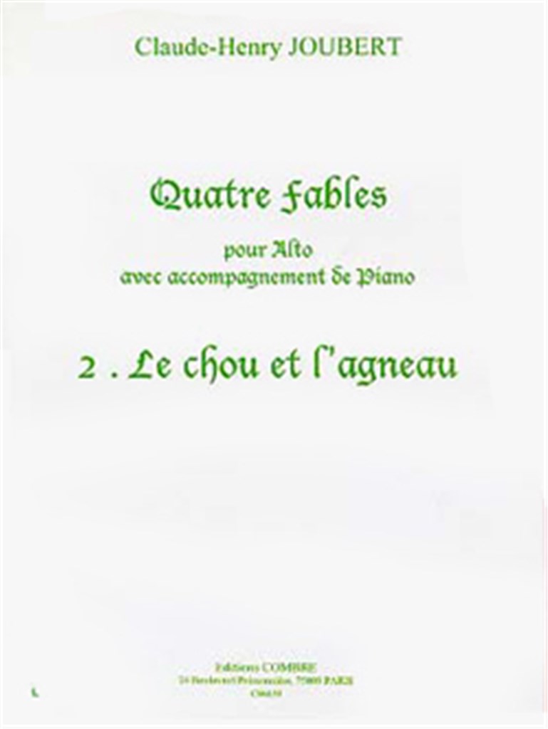 Fables (4) n°2 Le Chou et l'agneau