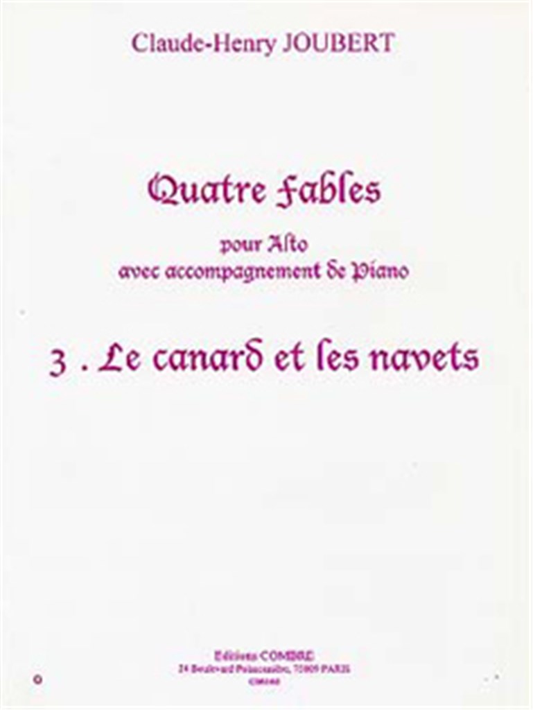 Fables (4) n°3 Le Canard et les navets