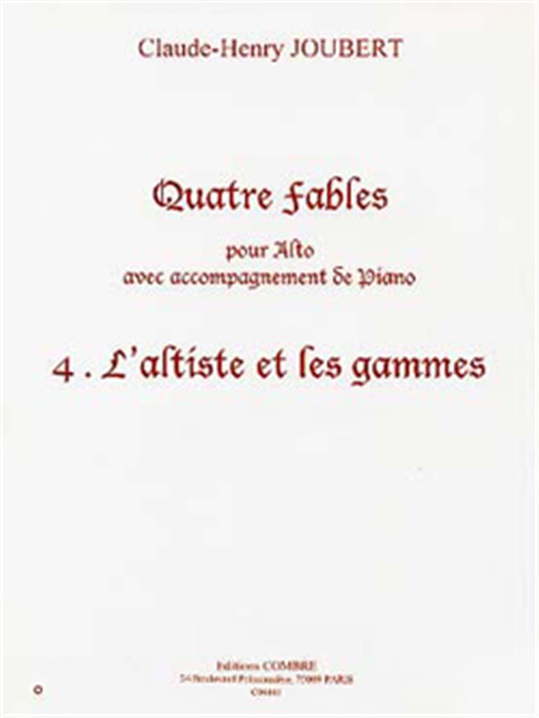 Fables (4) n°4 L'Altiste et les gammes