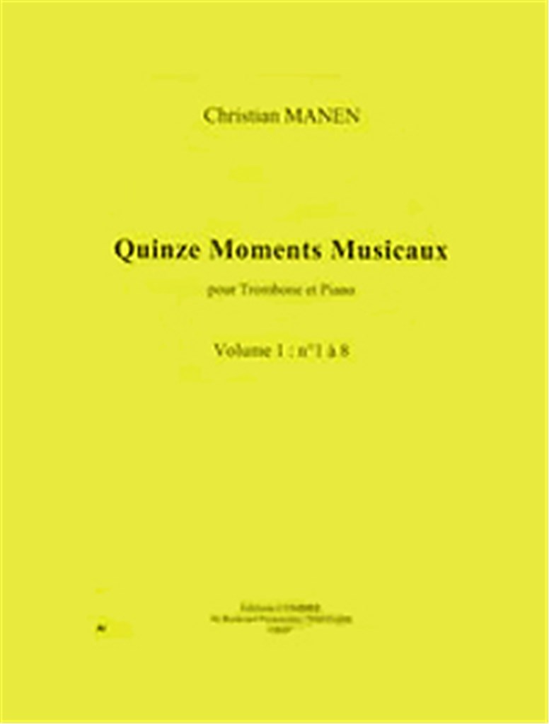 Moments musicaux (15) Vol.1 n°1 à 8