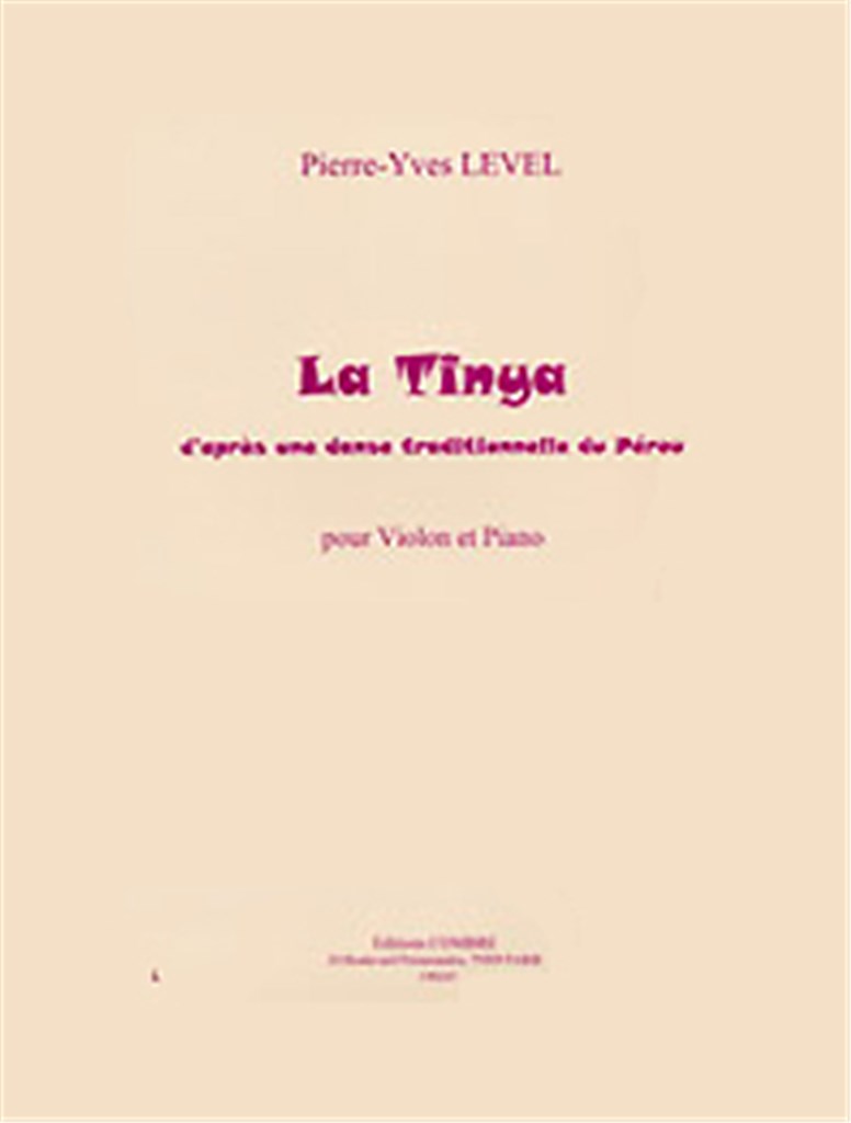 La Tinya (d'après une danse du Pérou)