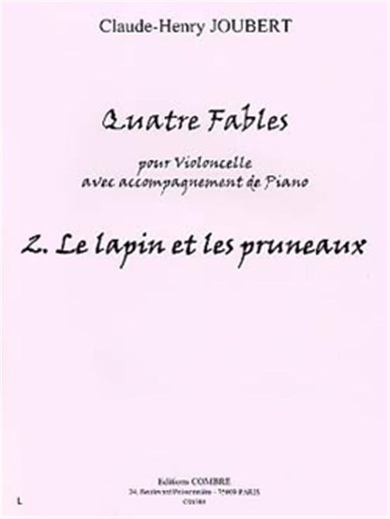 Fables (4) n°2 Le Lapin et les pruneaux