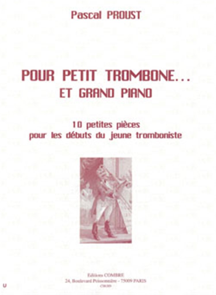 Pour petit trombone... Et grand piano (10 pièces)