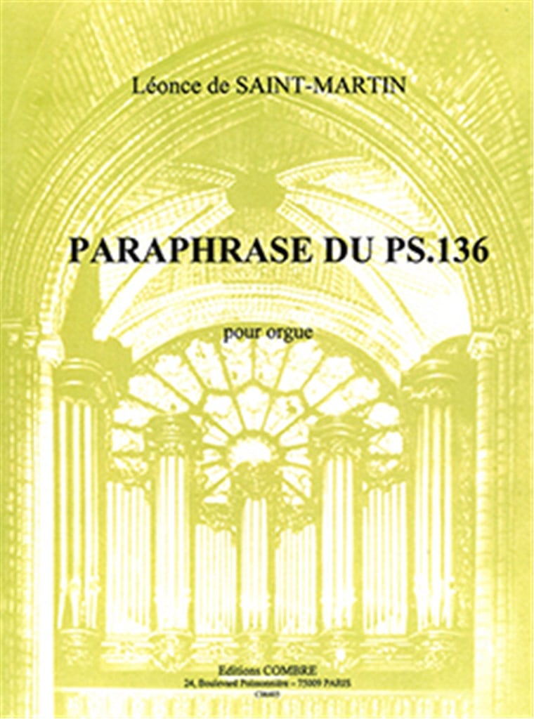 Paraphrase du Psaume 136 Op.15