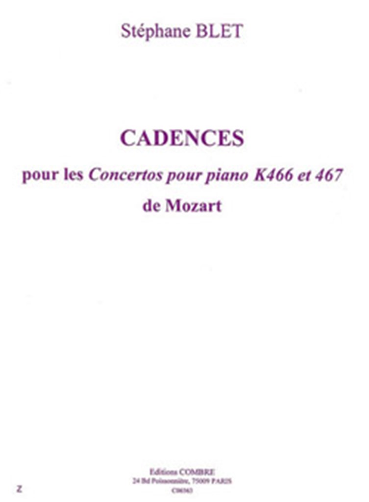 Cadences pour les concertos pour KV466 et KV467