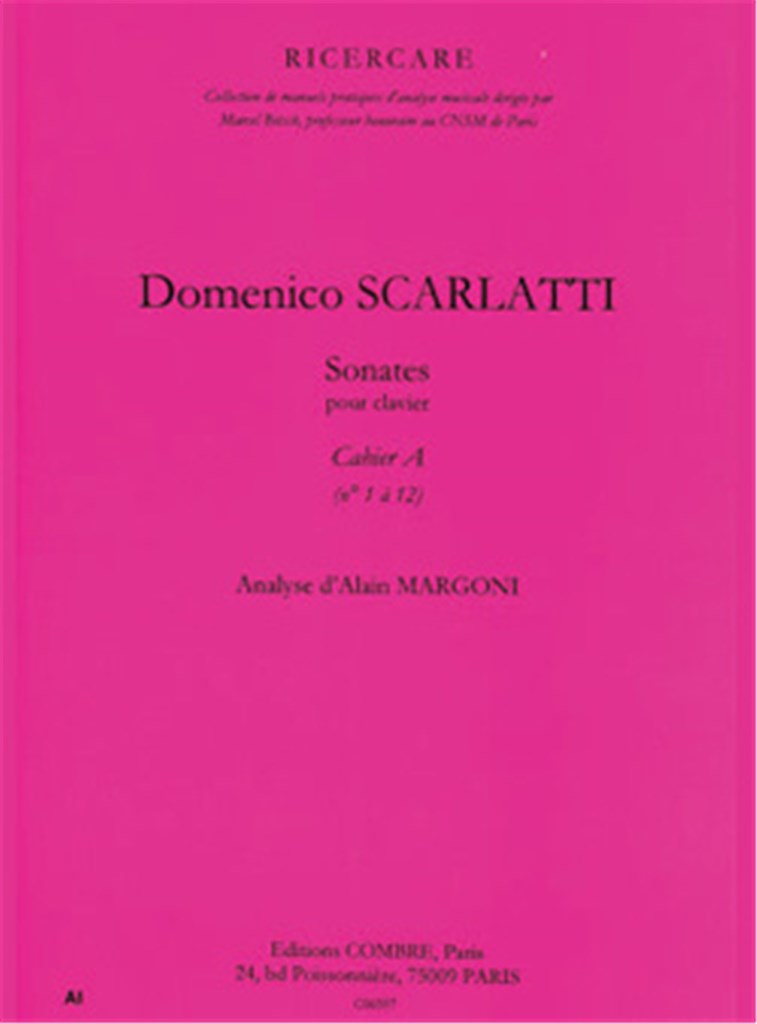 Sonates pour clavier cahier A (n°1 à 12)