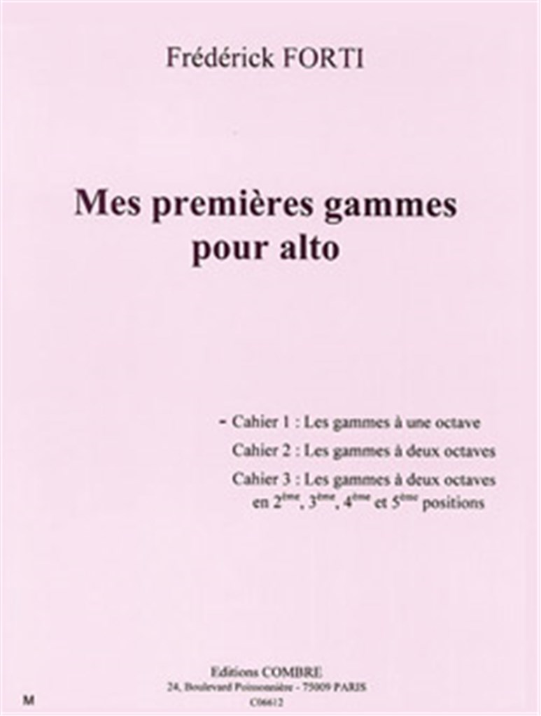 Mes premières gammes pour alto