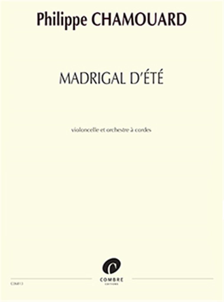 Madrigal d'ete (score)