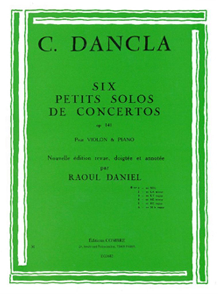 Petit solo de concerto Op.141 n°1 en sol maj.