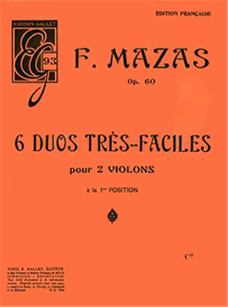 Duos très faciles (6) Op.60