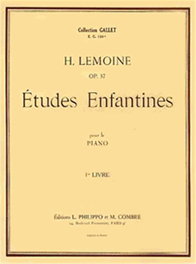 Etudes enfantines Op.37 Vol.1