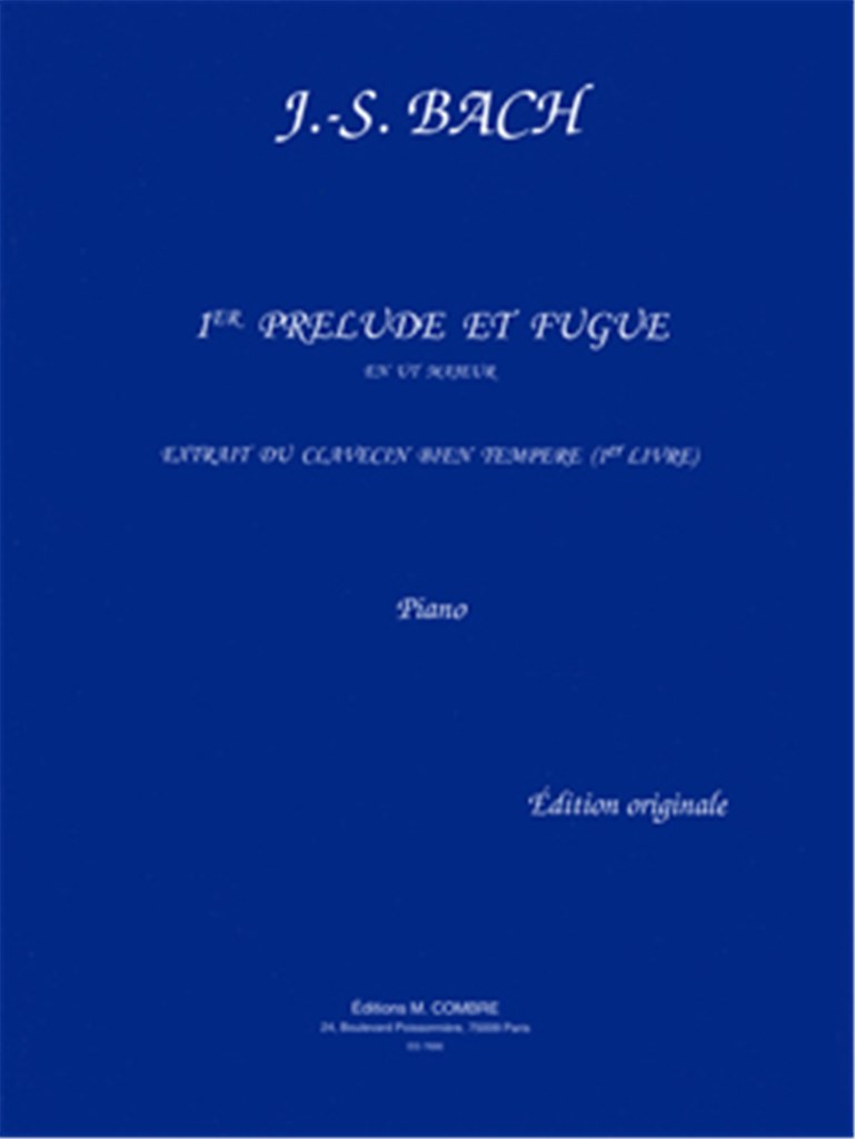 Prélude et fugue n°1 en ut maj.