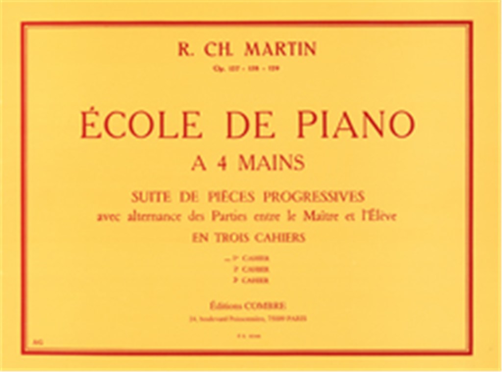Ecole de piano à 4 mains Op.127 Vol.1