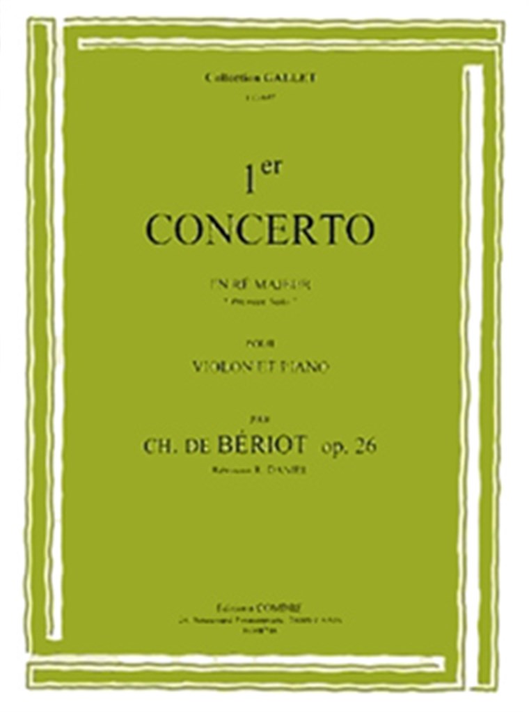Solo n°1 du concerto n°1 en ré maj.