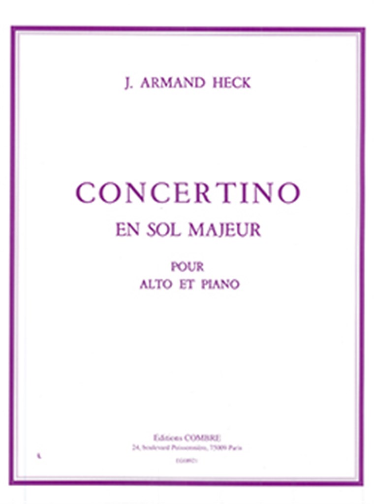 Concertino en sol maj. Op.40