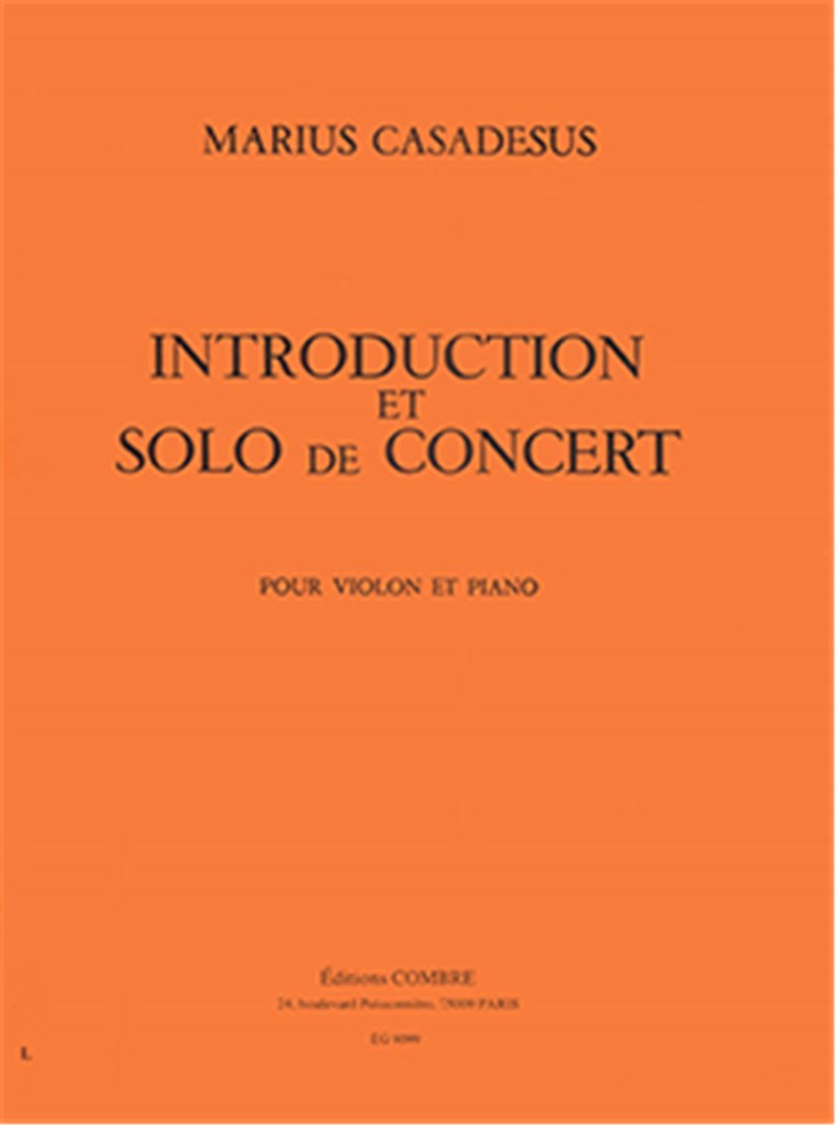 Introduction et solo de concert