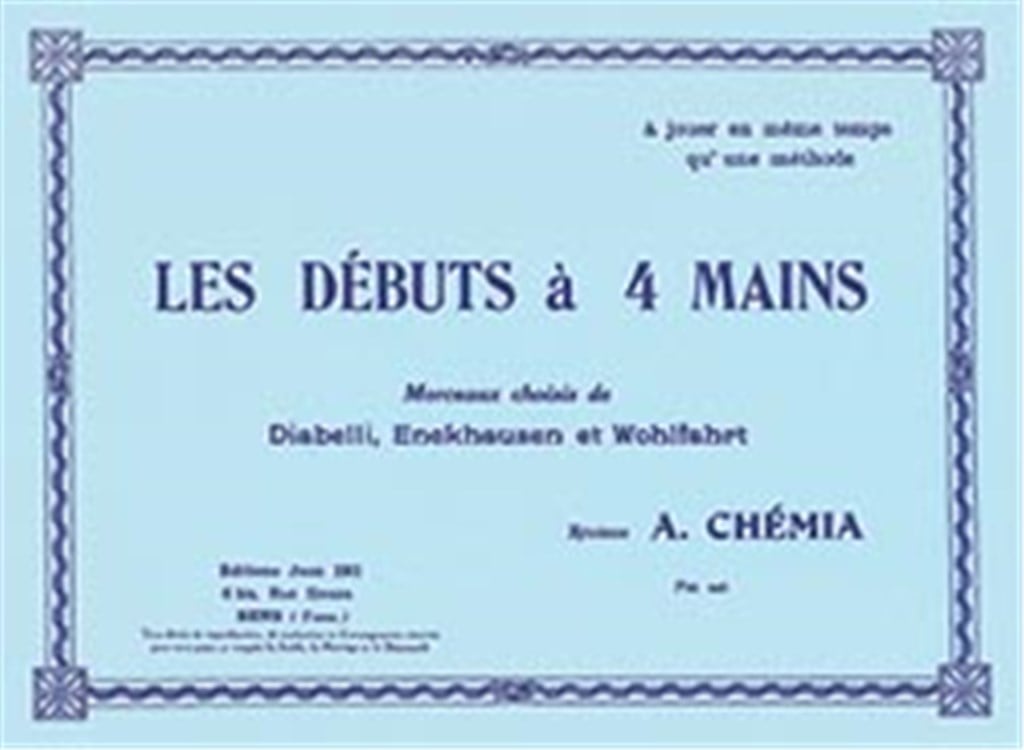 Les débuts à 4 mains - Morceaux choisis