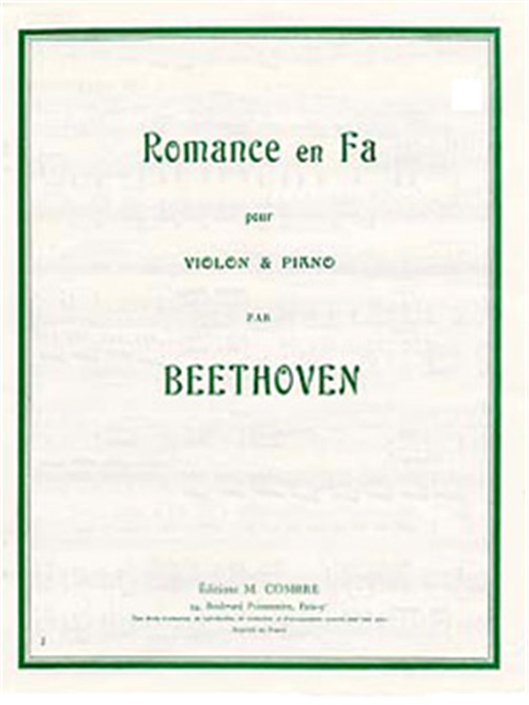 Romance en fa Op.50
