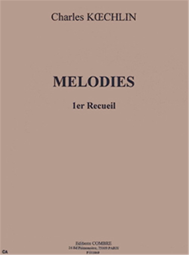 Mélodies Recueil 1