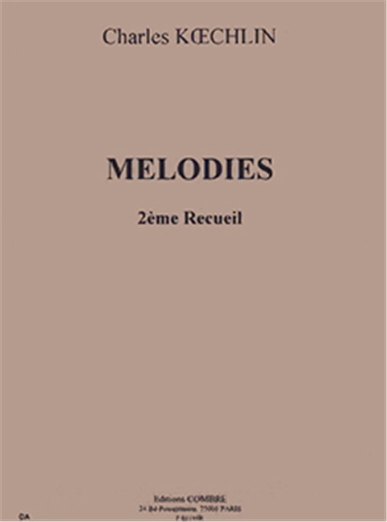 Mélodies Recueil 2