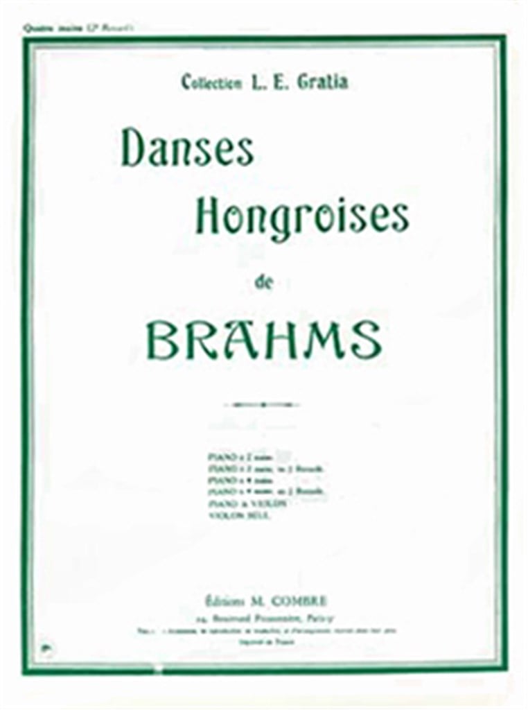 Danses hongroises Vol.2 (n°6 à 10)