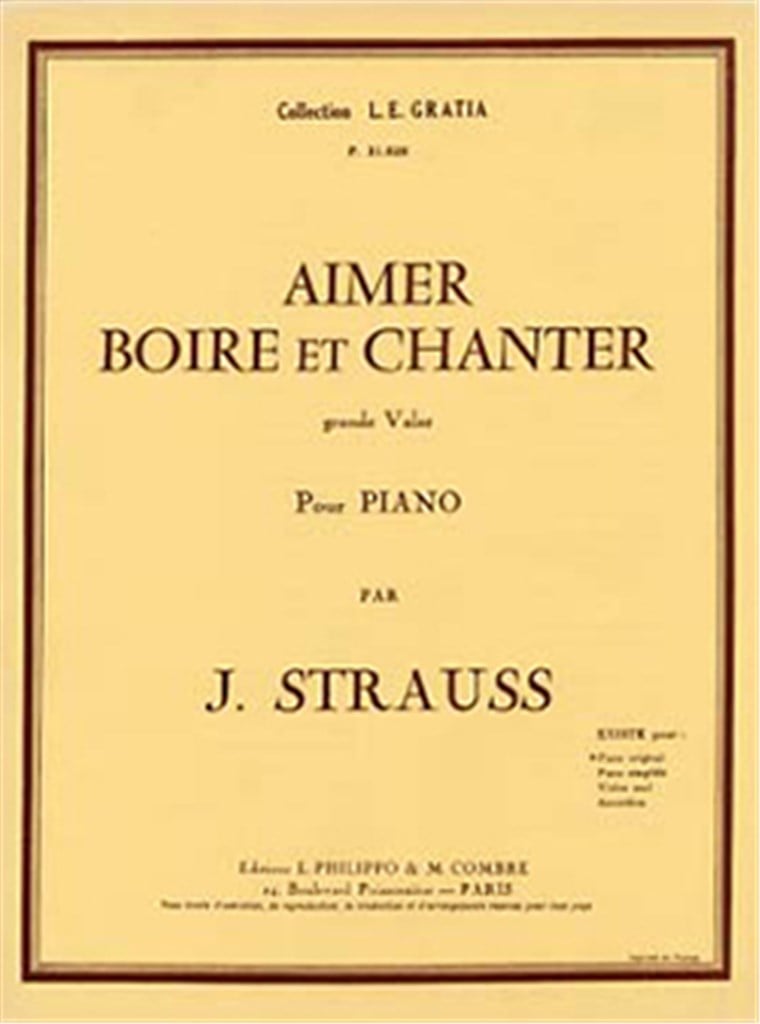 Aimer, boire et chanter