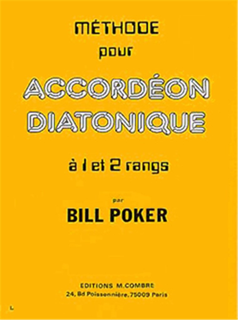 Méthode d'accordéon diatonique à 1 et 2 rangs