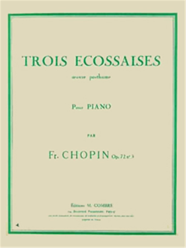 Ecossaises (3) Op.72 n°3