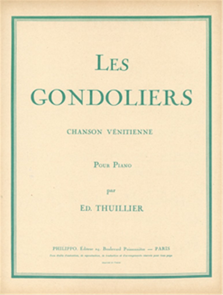 Les Gondoliers
