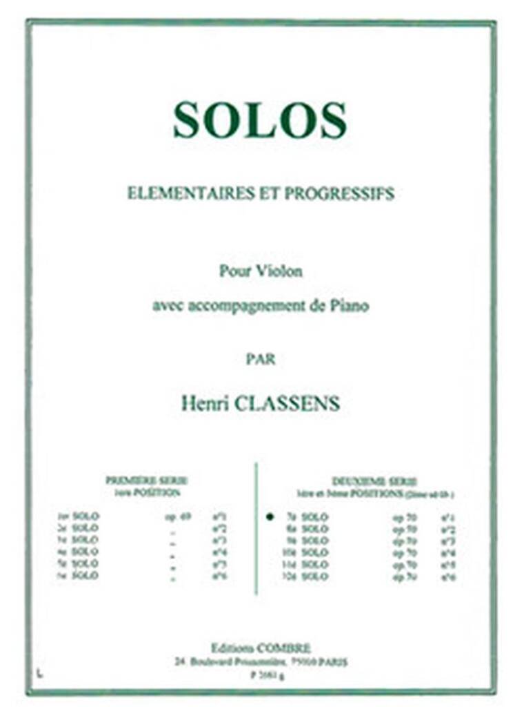 Solo Élémentaire Et Progressif