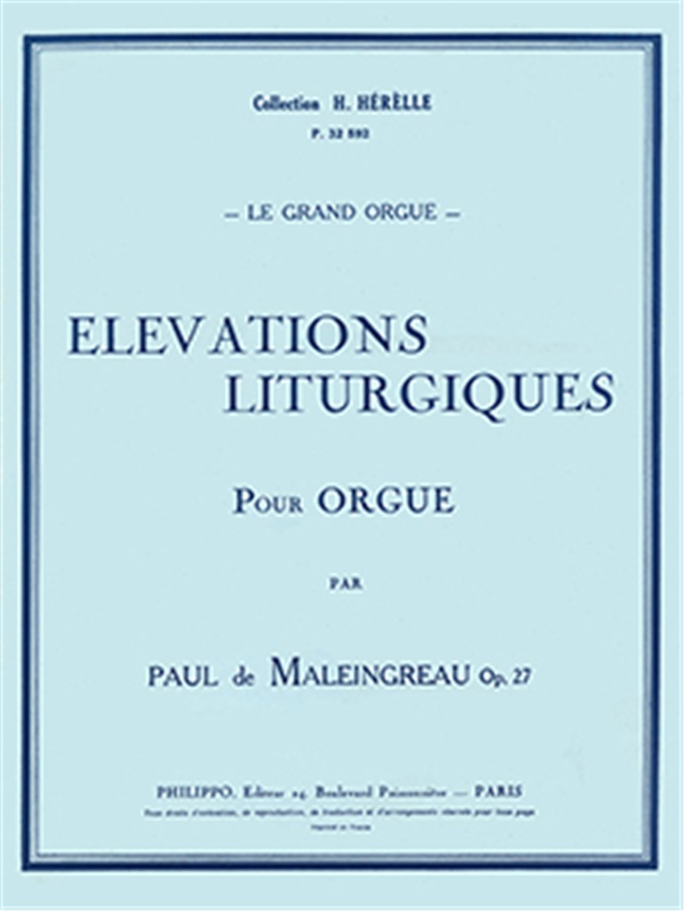 Elévations liturgiques op.27