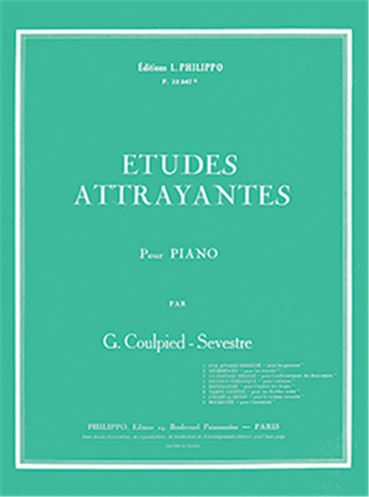 Etudes attrayantes (8 pièces)