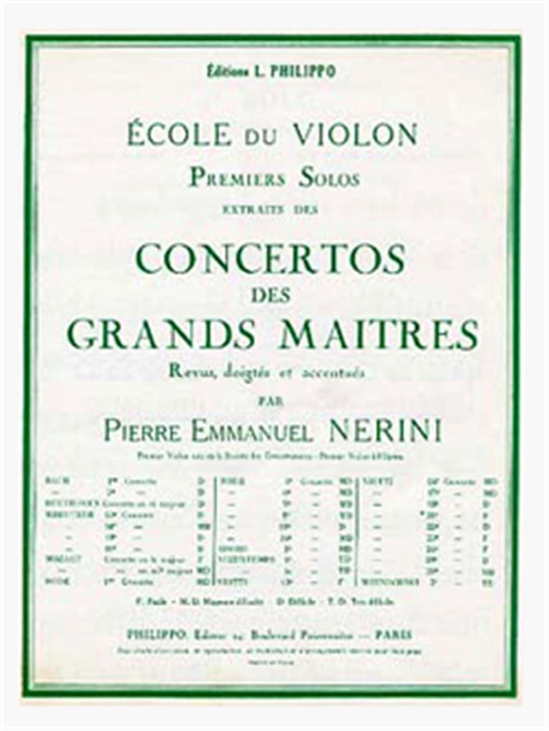 Solo n°1 du concerto n°20
