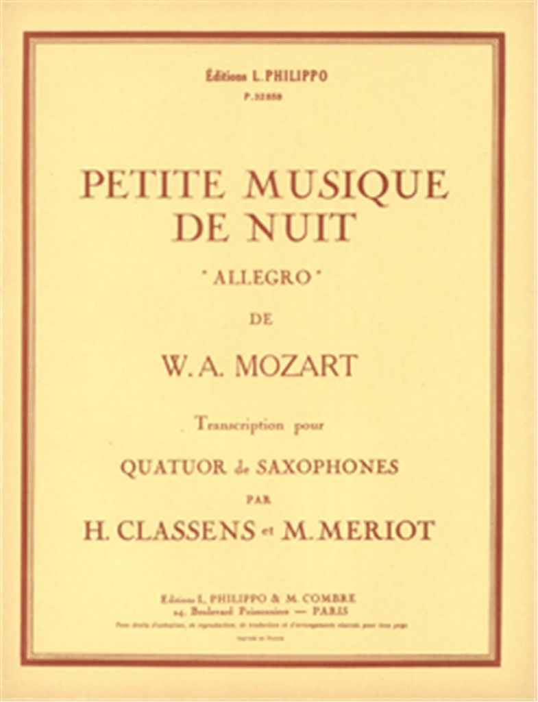 Petite musique de nuit : allegro