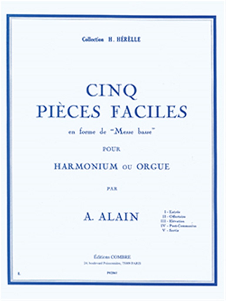 Pièces faciles en forme de Messe basse (5)