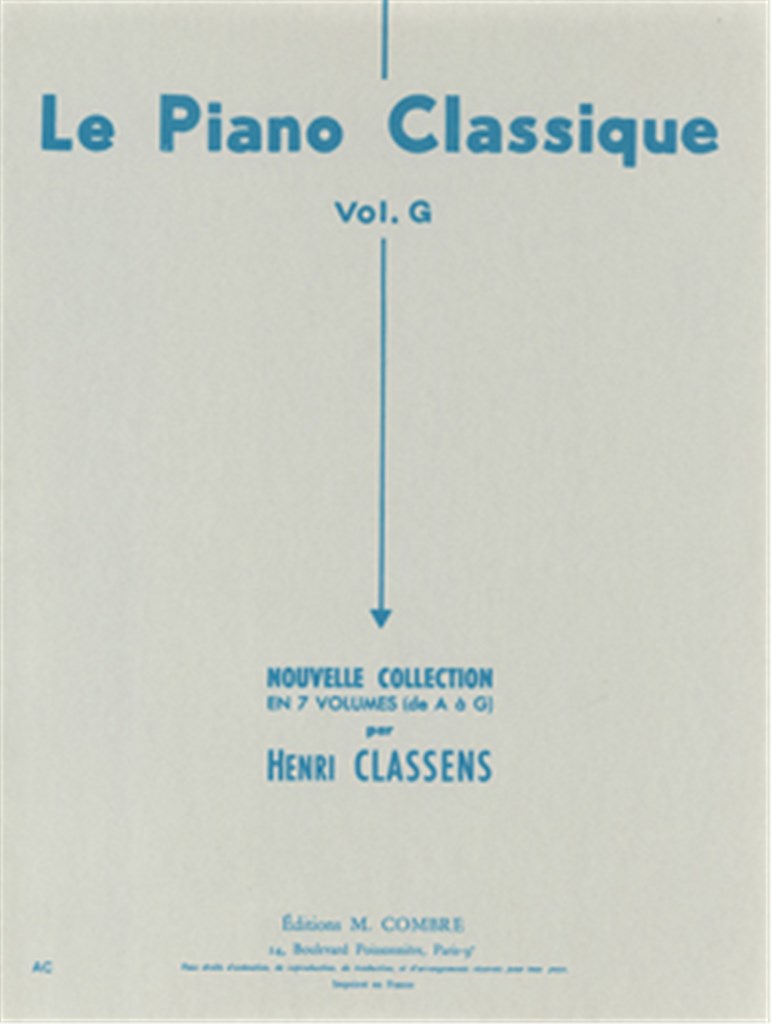 Le Piano classique Vol.G