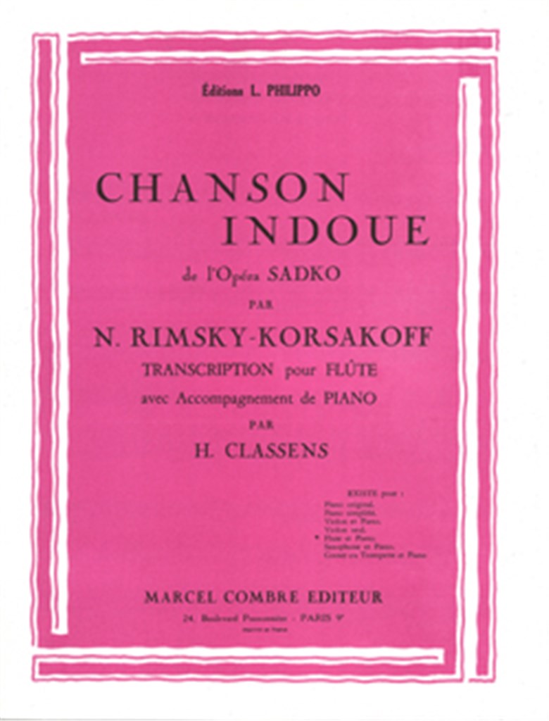 Chanson hindoue de l'opéra Sadko