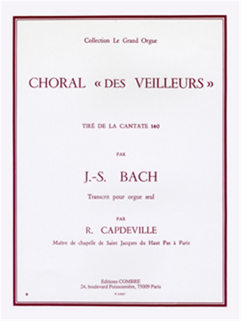 Choral des veilleurs extr. Cantate n°140