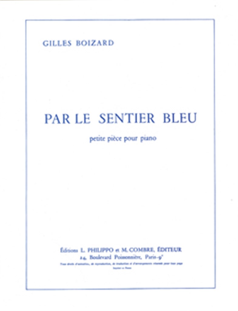Par le sentier bleu