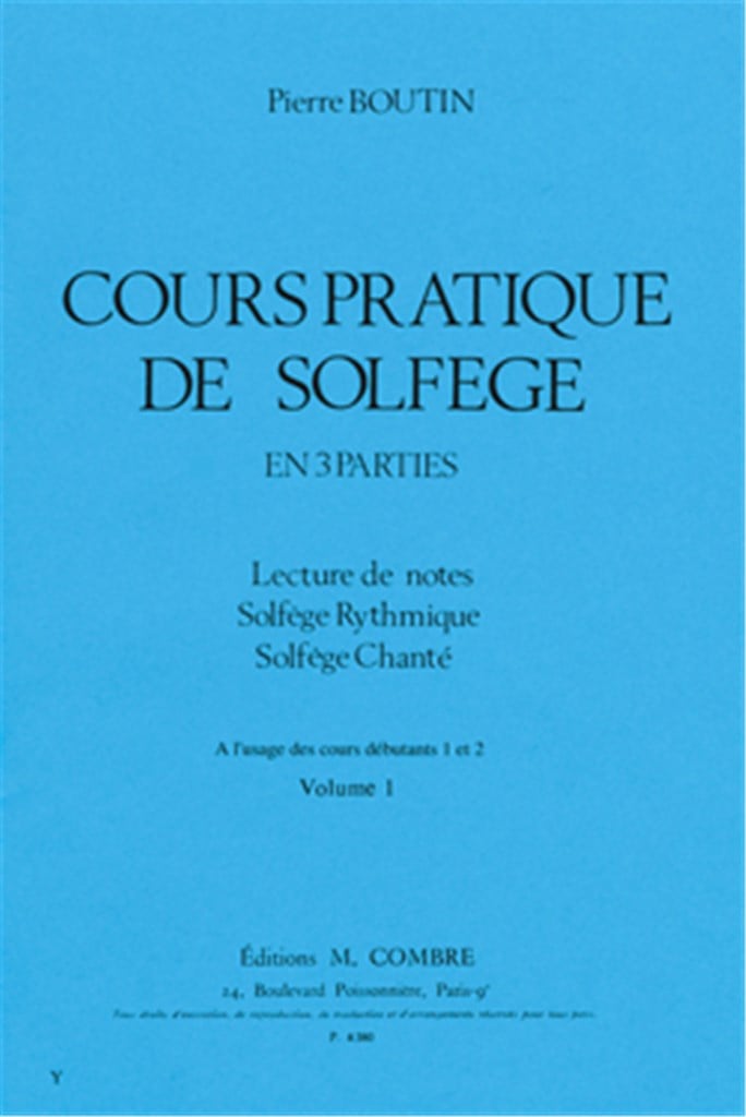 Cours pratique de solfège Vol.1