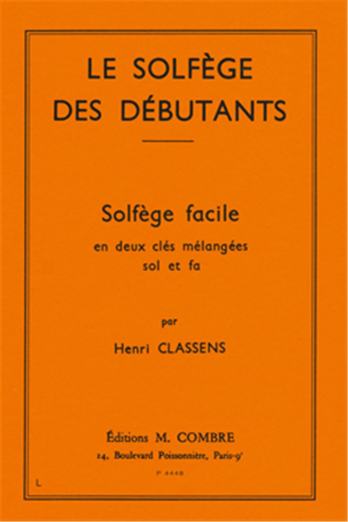 Solfège des débutants - clés de sol et fa