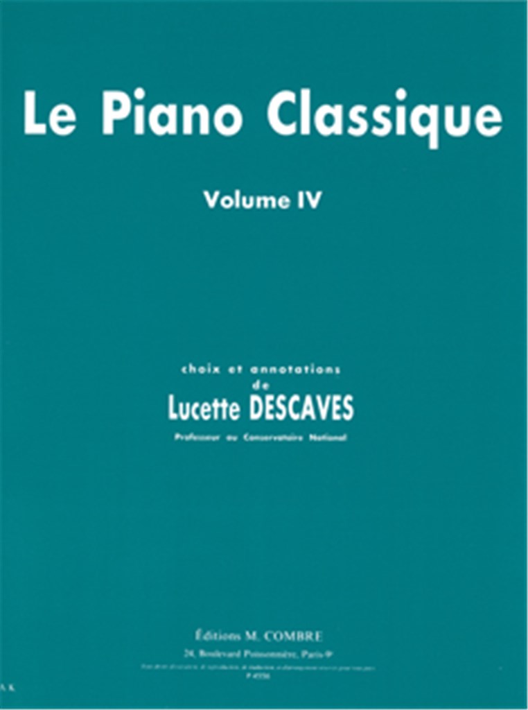 Le Piano classique Vol.4