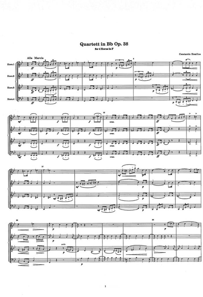 Quartett Op. 38