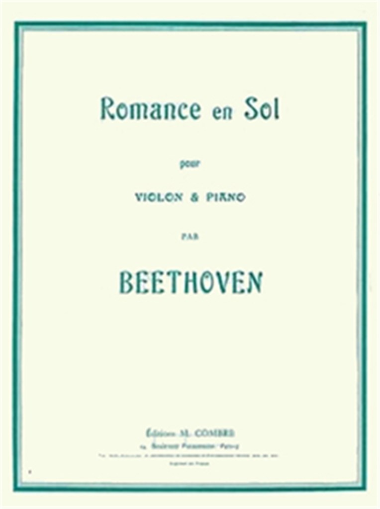 Romance en sol Op.40